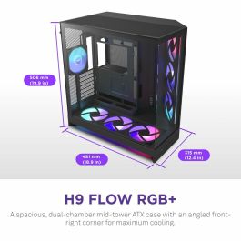 Boîtier ATX semi-tour NZXT CM-H92FB-P1 Noir