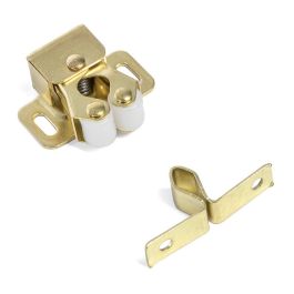 HERRAJES ALK Golpete Duplo Doble Rodillo Goma Laton