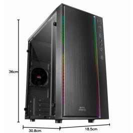 Boîtier mini-tour Micro ATX / ITX Mars Gaming MCM Noir