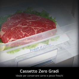 Réfrigérateur Combiné LG GTF916PZPED.APZQEUR Acier 630 L