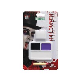 Set de maquillage Halloween pour vampire - 3 couleurs (blanc, noir, violet) - Maquillage à la cire pour adulte - Idéal pour fêtes et photos Precio: 10.5. SKU: B15TSQYN3Y