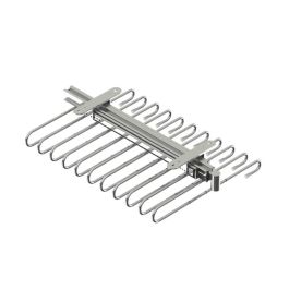 HERRAJES ALK Pantalonero 11 Perchas Extracción Total Acabado Cromo / Grafito