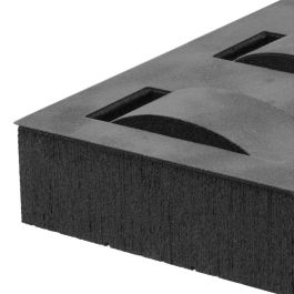 HERRAJES ALK Accessoire pour Montre Bandeja Belapost 181x181mm H30 Terciopelo Antracita