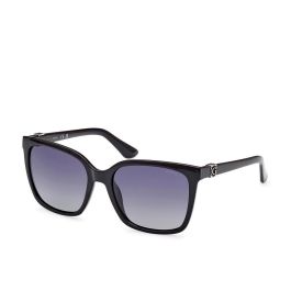 Guess Gafas GU7865 01D Lunettes de Soleil Femme Noir Verres Polarisés Monture Carrée 57mm Pont 18mm Branche 140mm