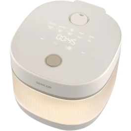 Sencor SRM 2000WH Cuiseur à riz 2L, 10 fonctions, écran tactile, fonction Low Carb - 40% glucides