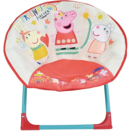 Fun House - Siège Lune Pliable Peppa Pig pour Enfant - 47 x 54 x 45 cm - Structure Métal Housse Polyester - Dès 24 Mois Precio: 31.5. SKU: B1DPL8HCJ5