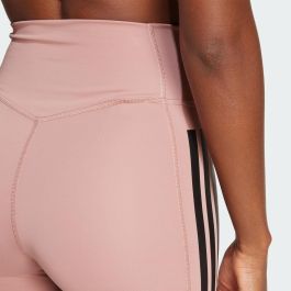 Leggings de Sport pour Femmes Adidas Opt 3Bandas Rose S