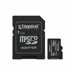 Carte Mémoire Micro SD avec Adaptateur Kingston SDCS3/128GB 128 GB