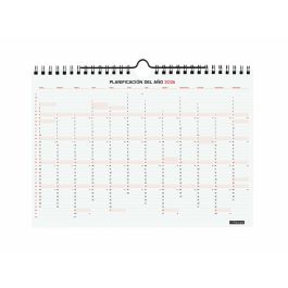 calendrier mural Finocam Papier 2025-2026 21 x 15 cm