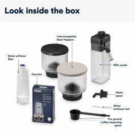 Cafetière superautomatique DeLonghi EXAM 440.55.BG Noir Argenté 1450 W 19 bar 1,2 L