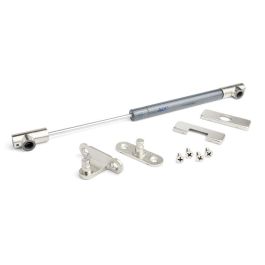 HERRAJES ALK Compas Minikal Ascendant/Descendant 240mm pour Portes Aluminium ou Bois avec Supports, Ouverture Ascendante Precio: 7.6899996. SKU: B134PLX6K3