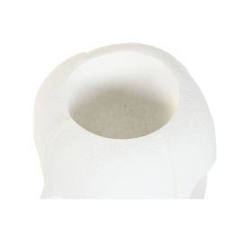 Cache-pot Home ESPRIT Blanc Magnésium Moderne Visage 49 x 49 x 50 cm