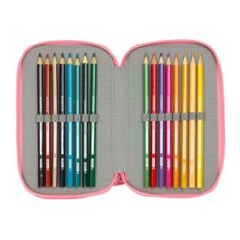Trousse Scolaire avec Accessoires Moos Passion Multicouleur 12,5 x 19,5 x 5,5 cm 37 Pièces