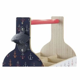Range Bouteilles DKD Home Decor Multicouleur Bois MDF 27 x 16,5 x 25,5 cm (2 Unités)