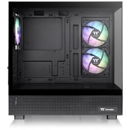 Thermaltake View 270 Plus TG Midi Tower Noir - Boîtier PC Gaming ARGB avec vitre trempée, support ATX, 2 ventilateurs 120 mm préinstallés