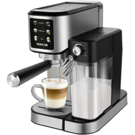 Sencor SES 4910SS Machine à expresso semi-automatique 20 bars avec panneau One Touch, réservoir 1L et pré-infusion, pour espresso, latte, cappuccino Precio: 186.516. SKU: B1F2RQZ8HW