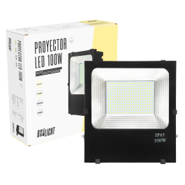 BX3 LIGHT Projecteur LED extérieur 100W 12000 Lumen IP65 4200K blanc froid pour parking, jardin, industriel