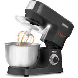 Robot pâtissier Sencor STM 3761BK, 1000 W, bol inox 4,5 L, 6 vitesses avec fonction Pulse, accessoires pour pétrir, fouetter et hacher