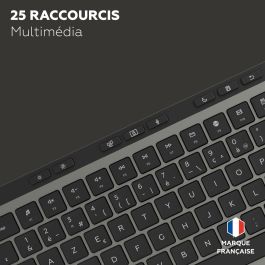 Mobility Lab Clavier Sans Fil KP450W AZERTY Noir Multiconnexions