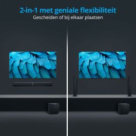 Medion Barre de son 2.1 MED1717419533795 avec subwoofer sans fil - 2x30W RMS + 60W RMS