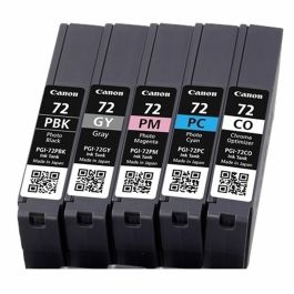 Canon PGI72PMP Multipack 5 Cartouches d'encre Originales Noir Photo, Gris, Cyan Photo, Magenta Photo
