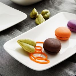 Plato Llano Porcelana Vital Rectangular Ariane 29x15,5 cm