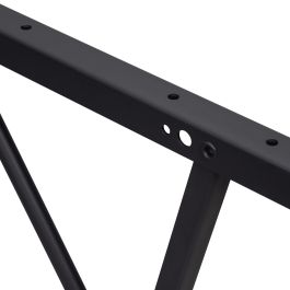 Emuca Ensemble de mécanismes de levage pour tables basses, permette elevare la mesa 192mm, Acier, Peint en noir
