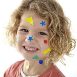 Autocollants Apli Jaune Rond