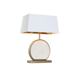 Lampe de bureau Home ESPRIT Blanc Doré 50 W 220 V