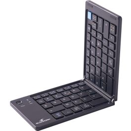 Bluestork KB-MINI-FOLD/FR Clavier Sans Fil Pliable AZERTY Noir pour Ordinateur, Tablette, Smartphone, TV