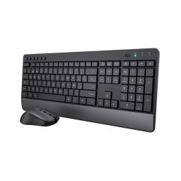 clavier et souris Trust Trezo Noir Espagnol Qwerty Precio: 42.99. SKU: S7820139