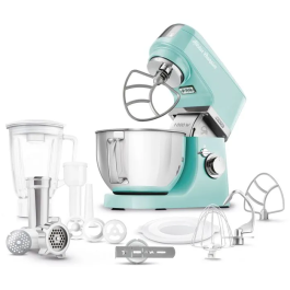 Sencor STM 6351GR Robot pâtissier avec bol inox 4.5 L, 1000 W, 8 vitesses et mode pulse, éclairage LED, pour pétrir, fouetter et mélanger Precio: 288.996. SKU: B18BA9WM26