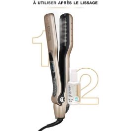 Saint Algue 3992 Plancha à vapeur Demeliss Titanium avec Elixir Traitement Brillance 50ml, jusqu'à 230°C, Plaque Aluminium, Auto Stop