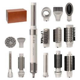 Brosse à coiffer Cecotec CeramicCare 14in1 AirGlam 1200 W 1400 W Champagne Céramique