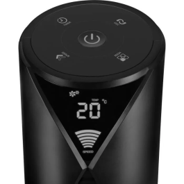 Sencor SFT 3800BK Ventilateur Tour 38" (96 cm) avec 3 Vitesses, 4 Modes, Télécommande et Minuterie - 45 W, Noir