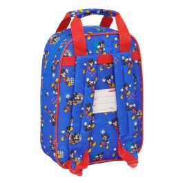 Cartable Mickey Mouse Clubhouse Today Bleu 20 x 28 x 8 cm
