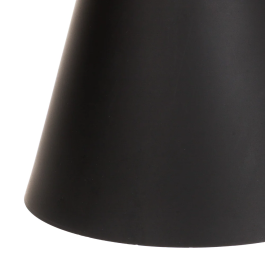 Lampe Suspendue "Maddison" SKD-P2003-B Métal Bois Câble Réglable Design Moderne