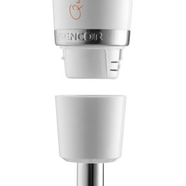 Sencor SHB 4378WH Robot multifonction 1000 W avec batteur, hachoir et mixeur, bol inox 4.5 L, fonction pulse et 6 accessoires pour pâtisserie