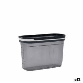 Récipient de Conservation des Aliments Quid City Gris 1,2 L Avec couvercle Distributeur (12 Unités)