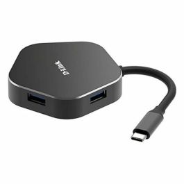 D-Link DUB-M420 Hub USB-C avec 2 Ports USB 3.2 Gen 1 et 1 Port HDMI 1.4, jusqu'à 4K 4096x2160, Aluminium Noir