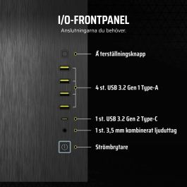 Boîtier ATX semi-tour Corsair 6500X Noir