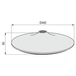 RUEDAS Base Conica Novatalento Ø500 Chrome pour Ajustement Colonne avec Roues Precio: 101.5899996. SKU: B1C88ANTN5