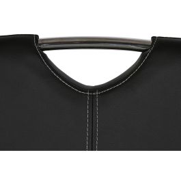 Chaise de Salle à Manger DKD Home Decor Noir Métal Polyuréthane (59 x 45 x 102 cm)