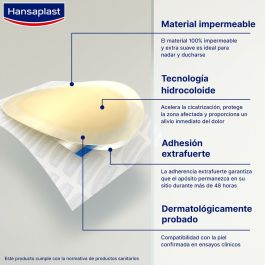 Hansaplast HP FOOT EXPERT Pansement Grosses Ampoules avec Gel Actif Hydrocolloïde, 6 Unités