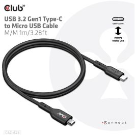 Club3D Kabel USB 3.2 Typ C <> Micro USB 1m St/St