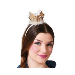 Diadème doré avec couronne de princesse pour femme ou enfant - Accessoire de fête élégant pour anniversaire ou événement thématique Precio: 11.4999996. SKU: B19TCLVM63