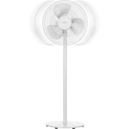 Sencor SFN 4060WH Ventilateur sur pied oscillant, diamètre 40 cm, hauteur réglable 96-130 cm, 3 vitesses, 50 W, blanc