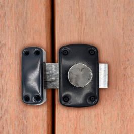 Serrure en applique Micel crr15 Acier gauche-droite Gris