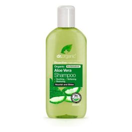 Dr. Organic Shampoing Aloe Vera pour Tout Type de Cheveux 265 ml - Nourrit et Restaure les Cheveux Dommagés, Cheveux Soyeux et Brillants, Formule Douce et Apaisante