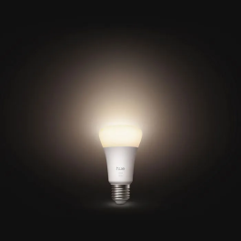 Philips Hue Ampoule LED connectée A60 - Luminosité 1100 lumens - 9,5 W - Blanc chaud 2700K - Culot E27 - Gradation fluide